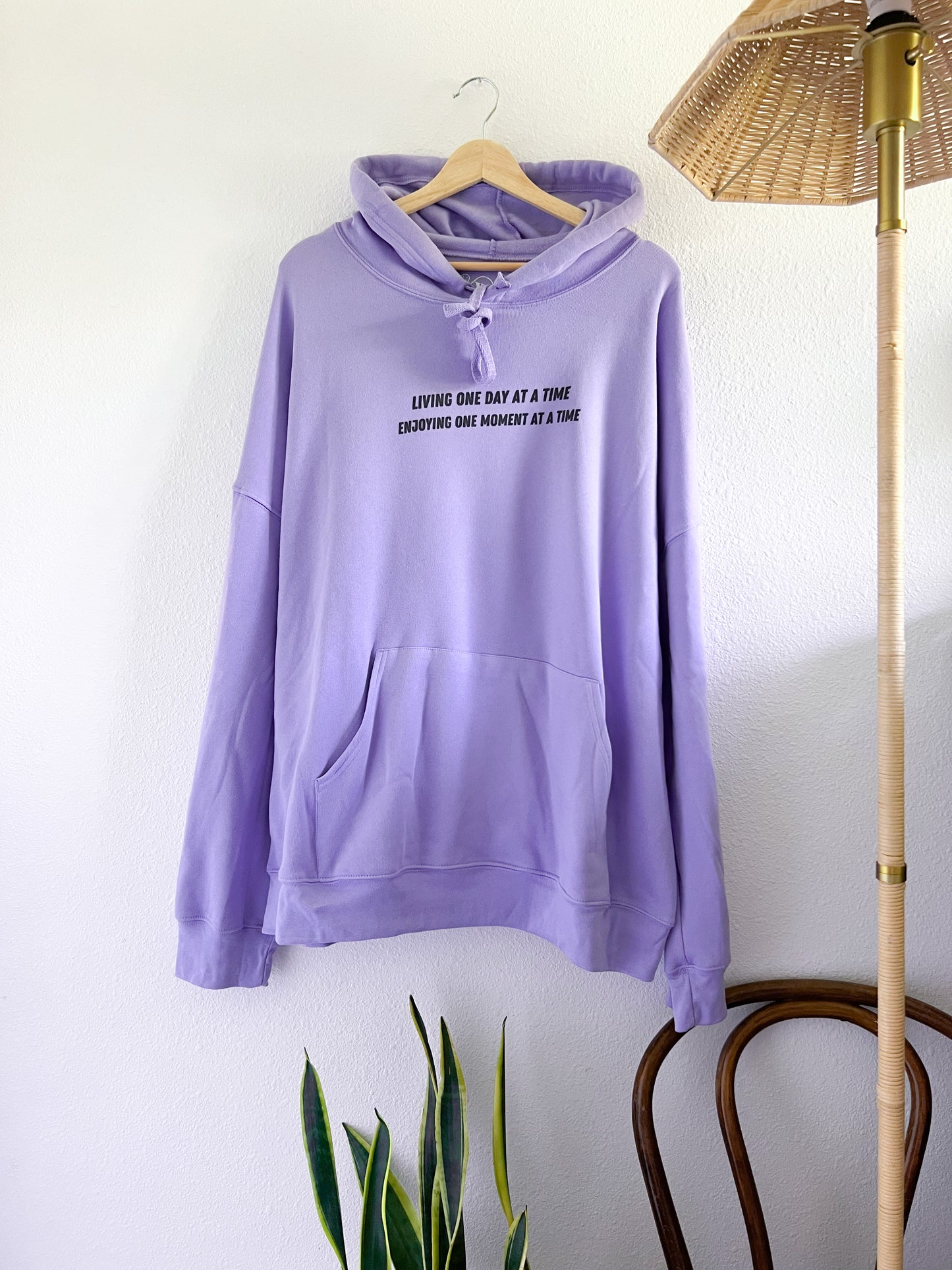 Living One Day At A Time Enjoying One Moment At A Time Super Soft Hoodie