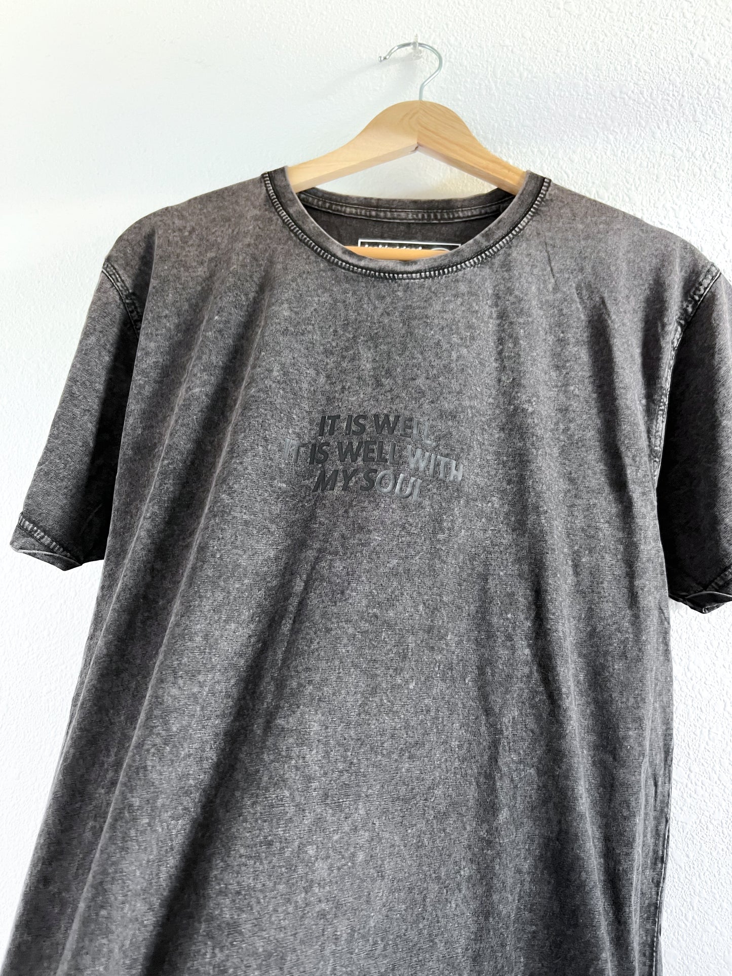 It Is Well, It Is Well With My Soul Mineral Wash Tee