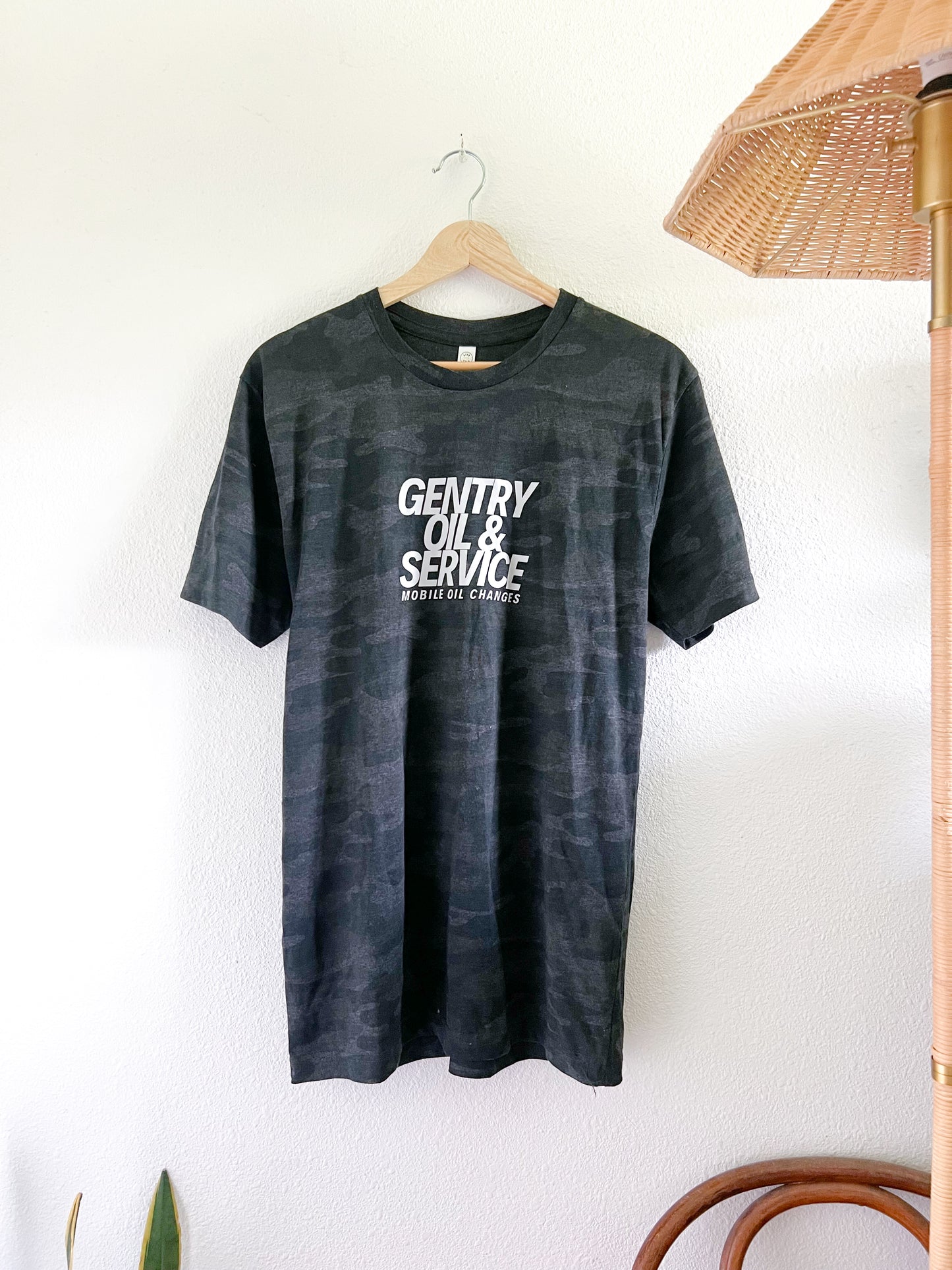 Camo Gentry Oil & Service Tee